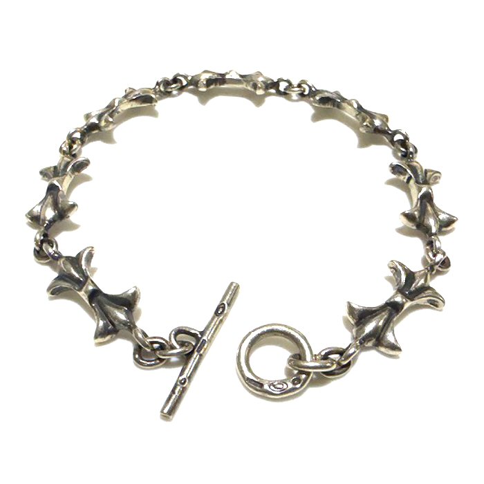 1/16 Gothic Grooved Flare Links Bracelet