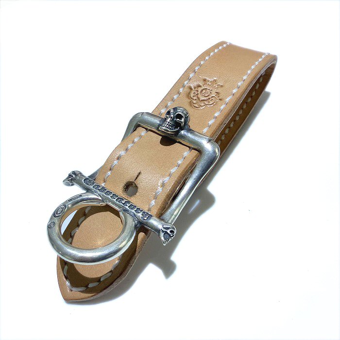 Skull On American Classic Square Buckle With Phantom T-bar & O-ring Belt Loop