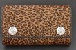 Photo3: Hair-On Medium Leopard Long Wallet (3)