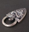 Photo3: Large Snake Belt Tip Pendant (3)