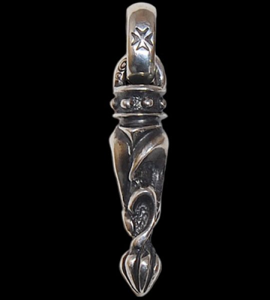 Photo1: Stud Bolo Tip With H,W,O Pendant (1)