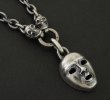 Photo3: Face With 2 Quarter Skull & 7Chain Necklace (3)