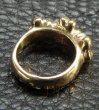 Photo9: Gold Small 4Heart Crown Ring (9)