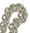 Photo2: All Hand Craft O-ring Links Half T-bar & O-ring Bracelet [B-305] (2)