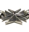 Photo4: Half Maltese Cross ID With H.W.O & Chiseled Anchor Links Bracelet [B-304] (4)