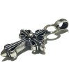 Photo10: Half Master Art Nouveau Cross Pendant (10)