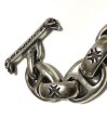 Photo9: Half Maltese Cross ID With H.W.O & Chiseled Anchor Links Bracelet [B-304] (9)