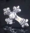 Photo2: 1/64 4Heart Crown Cross With Diamond Pierce (2)