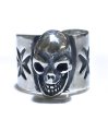 Photo2: Skull On Maltese Cross Ear Cuff (2)