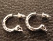 Photo2: Phantom T-bar Skull On Round Bar Pierce (2)