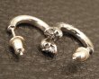 Photo6: Phantom T-bar Skull On Round Bar Pierce (6)