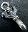 Photo2: Skull Wing On Clip With Triangle Wire Hook (2)