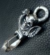 Photo4: Skull Wing On Clip With Triangle Wire Hook (4)