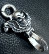 Photo8: Skull Wing On Clip With Triangle Wire Hook (8)