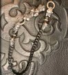 Photo3: 4Heart Crown Cross Key Keeper With 2Old Bulldogs & 2Skulls Braid Leather Wallet Chain (3)