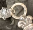 Photo5: 4Heart Crown Cross Key Keeper With 2Old Bulldogs & 2Skulls Braid Leather Wallet Chain (5)