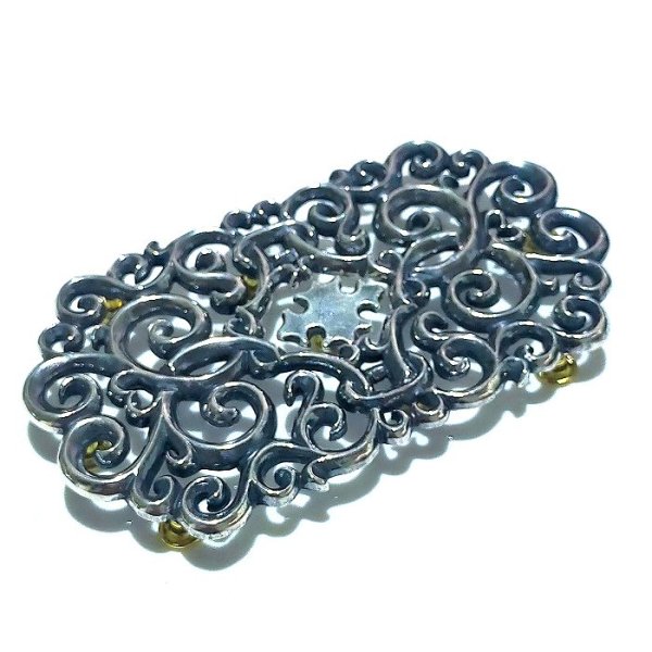Photo1: Arabesque Pins(Square) (1)