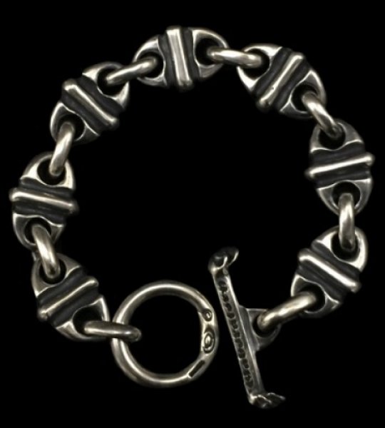 Photo1: All Boat Chain Links Bracelet (1)