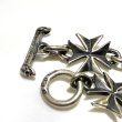 Photo6: Quarter Maltese Cross Links Bracelet (6)