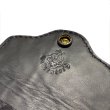 Photo7: Elephant Leather Coin Card Case (Skull Button,Elephant Liner) (7)