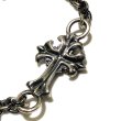 Photo5: Diamond With Grooved Cross & 6Chain Bracelet (5)
