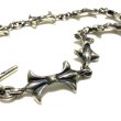Photo5: 1/16 Gothic Grooved Flare Links Bracelet (5)
