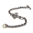 Photo7: Diamond With Grooved Cross & 6Chain Bracelet (7)