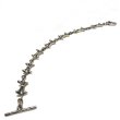 Photo7: 1/16 Gothic Grooved Flare Links Bracelet (7)