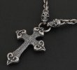 Photo4: Quarter 4 Heart Chiseled Cross With Half 2 Skulls Chain Necklace (4)