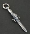 Photo4: Half Dagger With Skull Pendant (4)