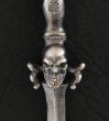 Photo3: Half Dagger With Skull Pendant (3)