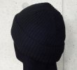 Photo5: Atelier mark watch cap (Black) (5)