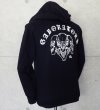 Photo4: Triple skull hooded jacket (4)