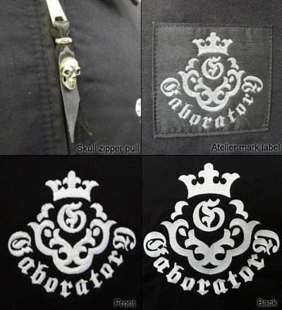 Photo3: Gaboratory Embroidery Work Jacket