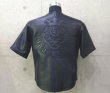 Photo5: Gaboratory Tribal Base Ball Leather Shirt (5)