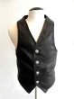 Photo2: Gaboratory Tailored Leather Vest (2)