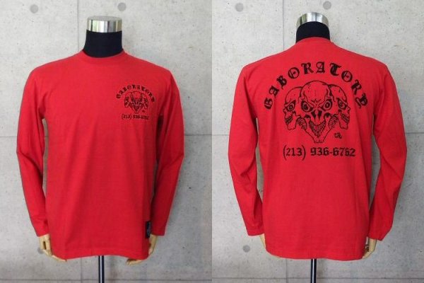 Photo1: Staff T-Shirt [Red] (1)