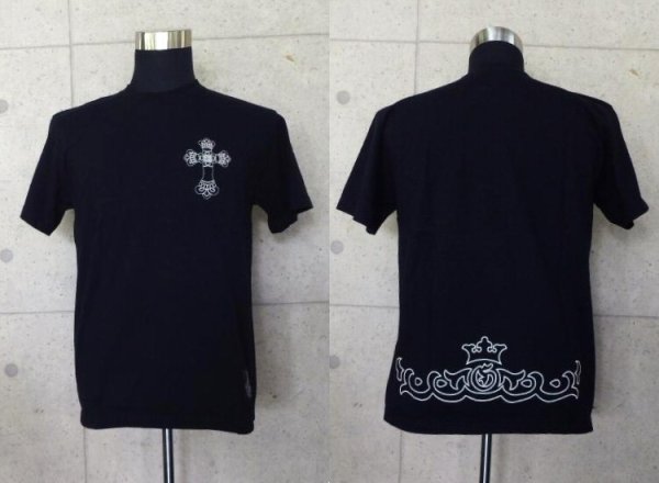 Photo1: Atelier tribal T-shirt [Black] (1)