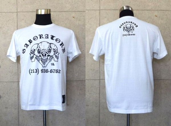 Photo1: Staff T-shirt [White] (1)