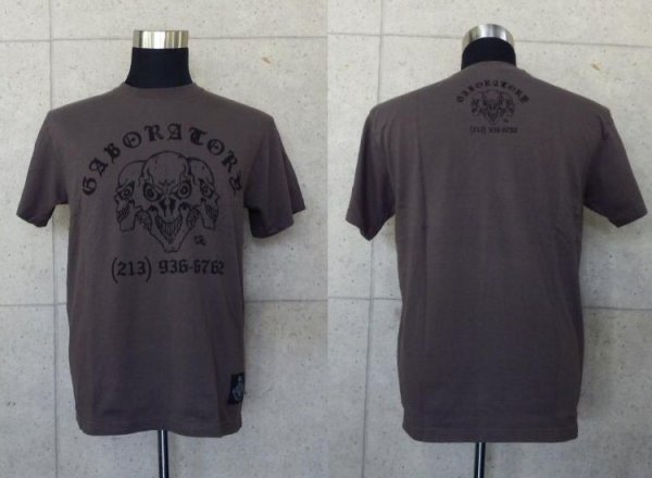 Photo1: Staff T-shirt [Charcoal] (1)