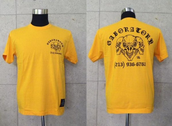 Photo1: Staff T-shirt [Yellow] (1)