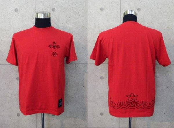 Photo1: Atelier tribal T-shirt [Red] (1)