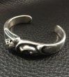 Photo12: Skull On Master Gothic Bangle (12)