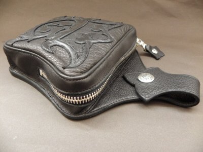 Photo1: Gaboratory Hip Bag (Crown tribal)