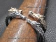 Photo15: Half Horse Cable Wire Bangle (15)