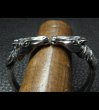 Photo6: Horse With Teeth Triangle Wire Bangle (6)