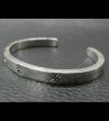 Photo4: Quarter Flat Bar Bangle 7mm Bold (4)