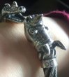 Photo8: Rhinoceros & Alligator Cable Wire Bangle (8)