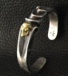 Photo9: 18k Gold Skull On Master Gothic Bangle (9)