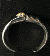 Photo2: 18k Gold Skull On Master Gothic Bangle (2)